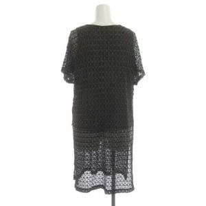 Ameri VINTAGE 20SS SHINE LACE LONG TOP & PANTS セットアップ 上下 カットソー 半袖 ワイドパンツ ニット