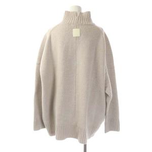 CINOH 20AW OVER SIZE HI NECK KNIT ニット セーター 長袖 ハイネック オーバーサイズ 38 オートミール