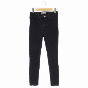 BASIC SKINNY DENIM PANTS スキニーデニム ジーンズ ジップフライ 36 黒 ブラック
