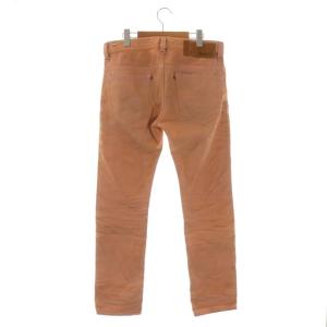 DIESEL THAVAR カラーデニムパンツ ジーンズ テーパード ジッパーフライ ダメージ加工 W30 サーモンピンク