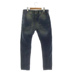DIESEL KROOLEY ジョグジーンズ デニムパンツ スウェットパンツ USED加工 スリム イージー ダメージ加工 30 インディゴブルー