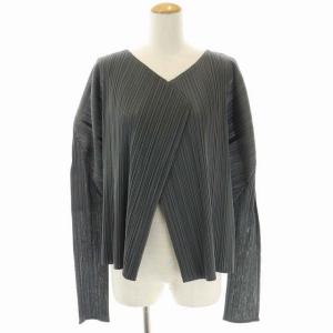 PLEATS PLEASE ISSEY MIYAKE ISSEY MIYAKE セットアップ 上下 プリーツ カーディガン 長袖 ストレートパンツ 4