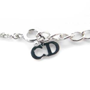 Christian Dior チェーン ネックレス シルバー色