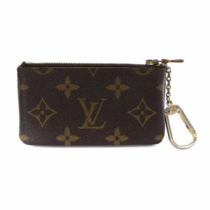 LOUIS VUITTON モノグラム ポシェット・クレ コインケース キーケース レザー 茶 ブラウン M62650