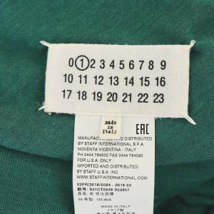 Martin Margiela 1 メゾンマルジェラ 16AW ニットワンピース ひざ丈 変形 デザイン 長袖 38 緑 グリーン