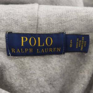 POLO RALPH LAUREN パーカー プルオーバー 裏起毛 LG グレー
