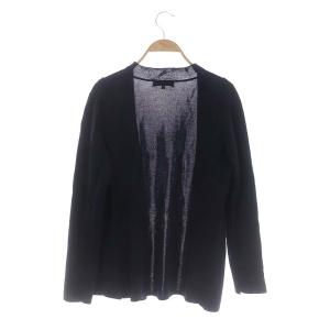 Paul Stuart ニットカーディガン 長袖 薄手 6 紺 ネイビー
