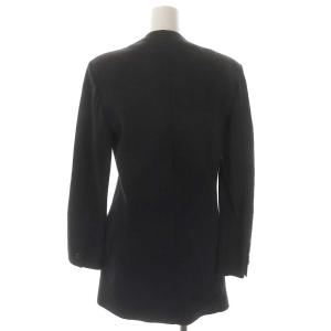 Max Mara セットアップ 上下 ロングジャケット ノーカラー スカート 膝丈 タイト ウール 38 ダークグレー