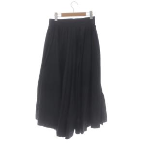 MADISONBLUE TUCK VOLUME SKIRT スカート ロング マキシ丈 フレア 01 S 黒 ブラック