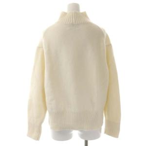 UNITED ARROWS ハイネックニット ウール カシミヤ混 セーター 長袖 オフホワイト