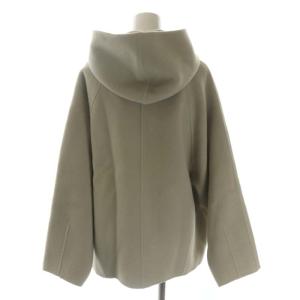 STUNNING LURE 21AW ショートフーディーオーバーコート ウール 0 ライトカーキベージュ