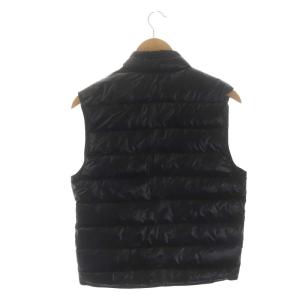 MONCLER LONGUE SAISON GUI GILET ダウンベスト ジップアップ ナイロン 0 ブラック