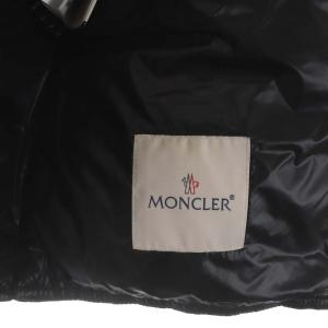 MONCLER LONGUE SAISON GUI GILET ダウンベスト ジップアップ ナイロン 0 ブラック