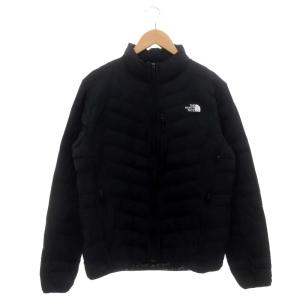 サンダージャケット ダウン アウター ジップアップ 黒 ブラック NY81402