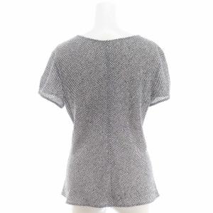 EPOCA 21SS 半袖 ニット スカート セットアップ カットソー フレア ロング丈 ミモレ丈 黒 ブラック 白 ホワイト