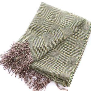 JUNYA WATANABE MAN 21AW ウール チェック ストール マフラー 大判 マルチカラー