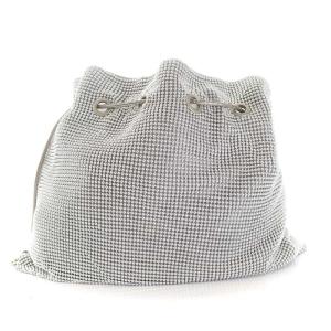 BIGOTRE ショルダーバッグ 巾着 シルバー色