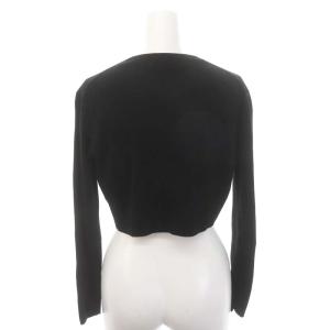 TOCCA ソルクカシミヤボレロ SILK CASHMERE BOLERO カーディガン 長袖 XS 黒 ブラック