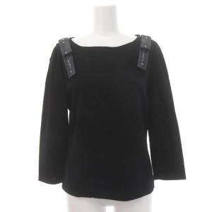 肩リボン カットソー 七分袖 プルオーバー コットン 40 L マルチカラー