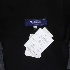 M'S GRACY 肩リボン カットソー 七分袖 プルオーバー コットン 40 L マルチカラー