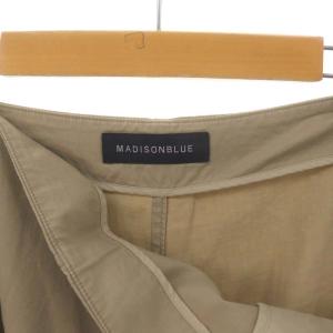 MADISONBLUE アパルトモン取扱い パネルフレアスカート ロング リネン混 02 ベージュ