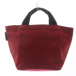 Hervé Chapelier 1027N ナイロン舟型トートM ハンドバッグ ナイロン バイカラー 赤 レッド ピンク