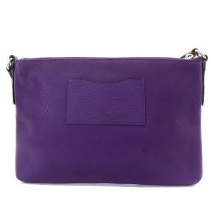 COACH ショルダーバッグ ワンショルダー 斜め掛け レザー ポーチ付き 紫 パープル F1493