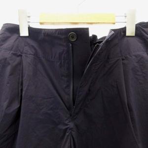 kolor 21SS ナイロンタイプライターショートパンツ ハーフパンツ タック デザインベルト 2 紺 ネイビー