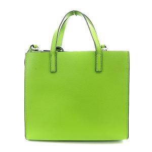 MARC JACOBS THE GRIND MINI TOTE BAG ザ グラインド ハンドバッグ ショルダーバッグ 2way レザー ロゴ 緑