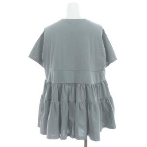 yori ランダムティアードハーフスリーブ カットソー 半袖 F グレー /DF OS