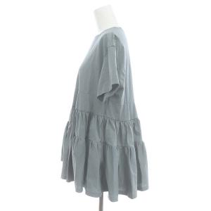 yori ランダムティアードハーフスリーブ カットソー 半袖 F グレー /DF OS