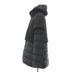 HERNO レイヤーデザインダウンコート 40 ブラック  PI0831D