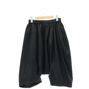 COMME des GARCONS AD2016 サルエルパンツ ハーフパンツ イージー XS 濃紺 ダークネイビー
