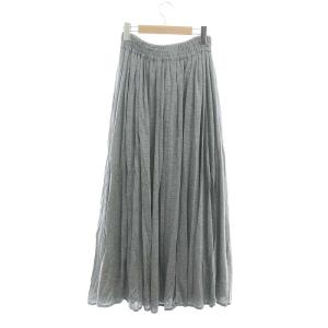 ebure ギャザーロングワンピースブルー36