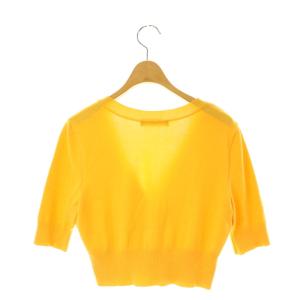 FOXEY カーディガン 38 イエロー