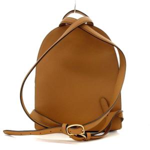 TORY BURCH バッグ リュックサック バックパック レザー 茶色 ブラウン
