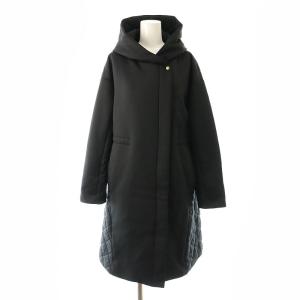 キルティングドッキングコート アウター フード付き 1 M 黒 ブラック /YQ OS