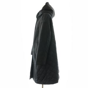 BARNYARDSTORM キルティングドッキングコート アウター フード付き 1 M 黒 ブラック /YQ OS