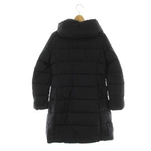 UNTITLED 3WAYフードストレッチダウンコート アウター ミドル丈 ジップアップ 2 紺 ネイビー /HK OS