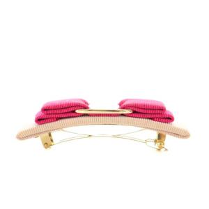 Salvatore Ferragamo バレッタ ヘアアクセサリー ヴァラ リボン ピンク