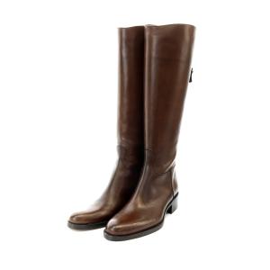 SARTORE ロングブーツ レザー 37 24cm 茶 ブラウン