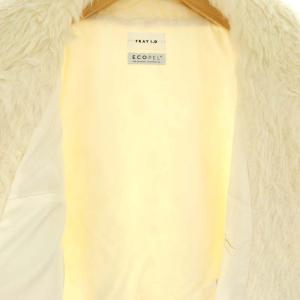 FRAY I.D 23AW ECOPELハイネックファーショートジャケット アウター ブルゾン F オフホワイト /YQ