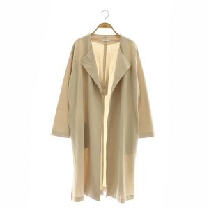 ポンチノーカーラーガウン スプリングコート 羽織り ベージュ 1627-699-0355 /KO OS