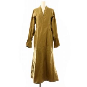 22SS Military Cotton Deep Neck Dress ドレス Vネックワンピース 2
