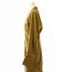 Mame Kurogouchi 22SS Military Cotton Deep Neck Dress ドレス Vネックワンピース 2