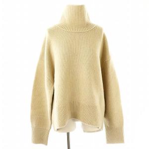 22AW JADE MIDI タートルネックプルオーバー ニット セーター オフホワイト /DF OS