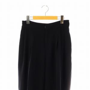 ENFOLD 23SS TAPERED WIDE-PANTS パンツ テーパード 38 ブラック /HK OS