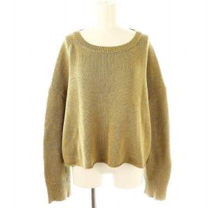 24SS Beauty プルオーバー ニット セーター 長袖 ベージュ