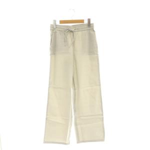23SS Crisp Linen Mian str パンツ ワイド イージー リネン 034 ライトグレー