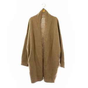 22AW ファーロングカーディガン ニット 長袖 ウール F ベージュ /NR OS